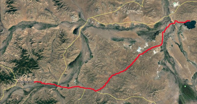 Lake Ojii to Tsetserleg