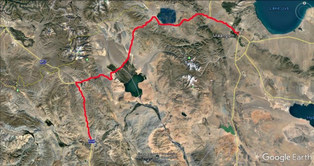 Ulaangom to Ulgii